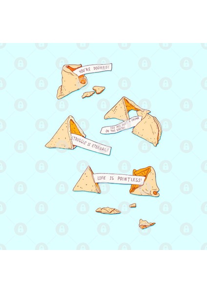 Not So Fortunate Cookies Kupa Bardak