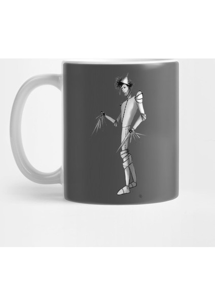 Edward Scissor Tin Man Kupa Bardak