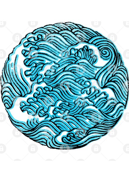 Ha Bun Shu Waves Kupa Bardak