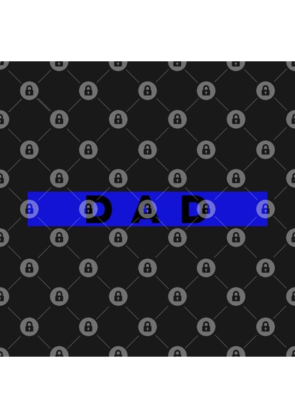 Thin Blue Line Dad Kupa Bardak