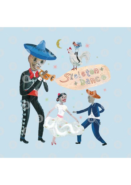 Skeleton Dance Kupa Bardak