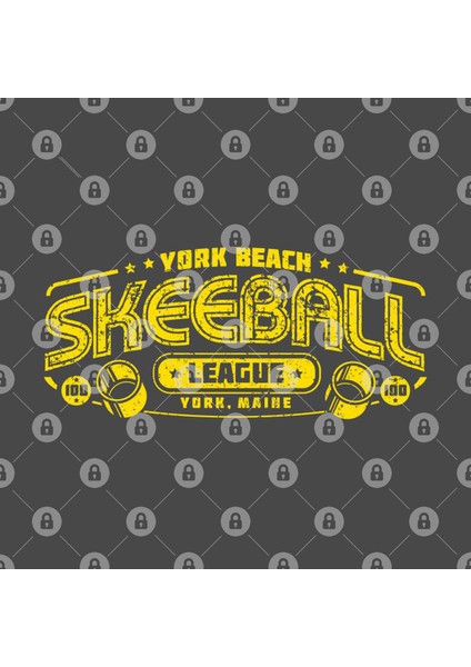 York Beach Skeeball League Kupa Bardak