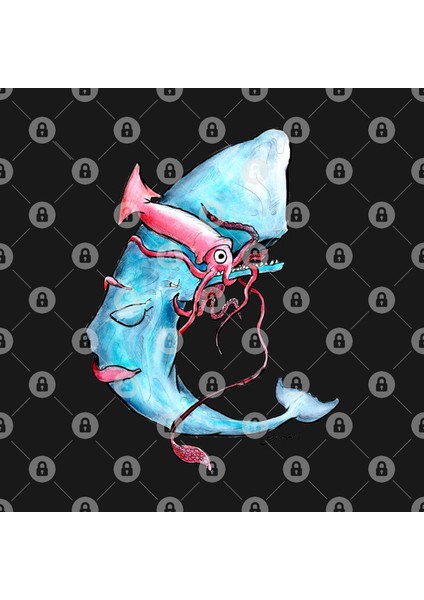Squid Vs Whale Kupa Bardak