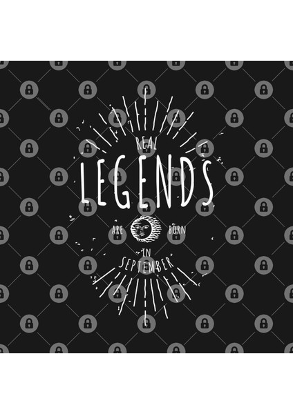 Real Legends Are Born İn September Kupa Bardak