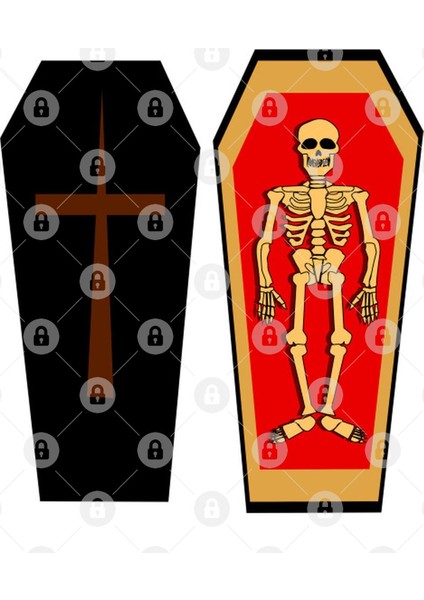 Halloween Farce: Skeleton İn Coffin Kupa Bardak