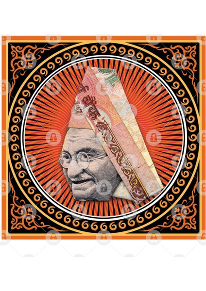 Gandhi / Money Origami Kupa Bardak