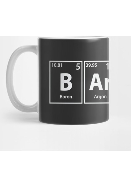 Barrage (B-Ar-Ra-Ge) Periodic Elements Spelling Kupa Bardak
