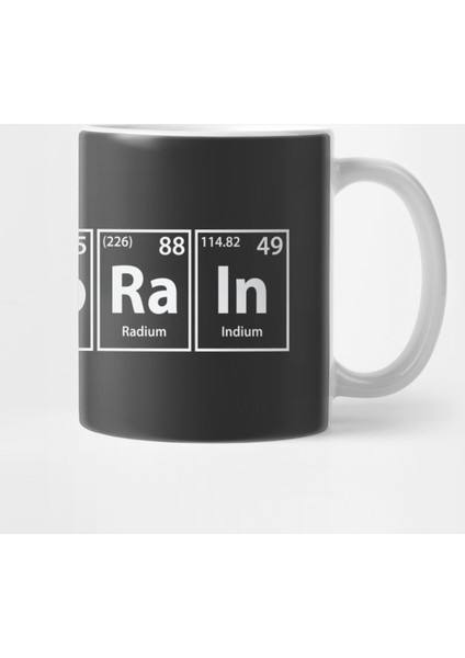 Birdbrain (B-Ir-Db-Ra-In) Periodic Elements Spelling Kupa Bardak
