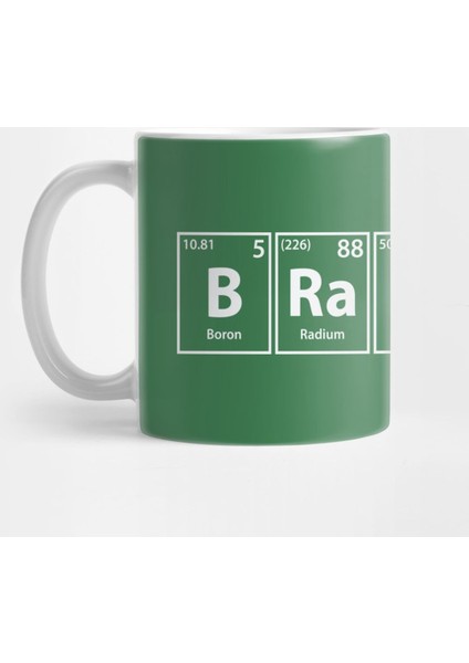 Bravery (B-Ra-V-Er-Y) Periodic Elements Spelling Kupa Bardak