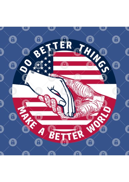 Do Better Thıngs, Make A Better World Patrıot Kupa Bardak