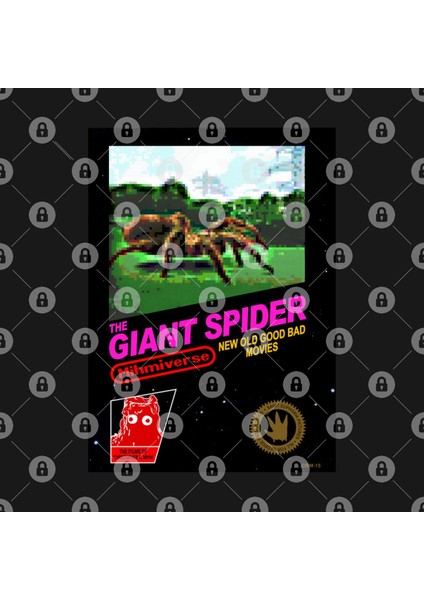 The Giant Spider Retro Video Game Shirt Kupa Bardak