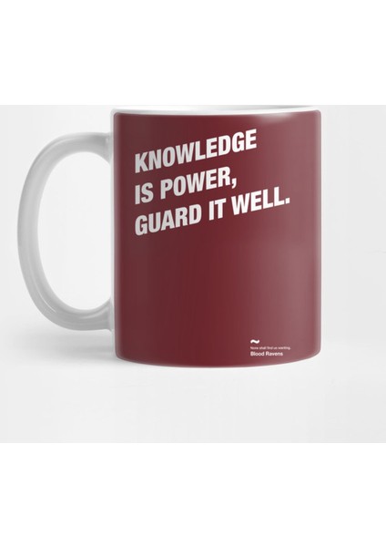 Knowledge İs Power, Guard İt Well - Blood Ravens - Warhammer 40K Kupa Bardak