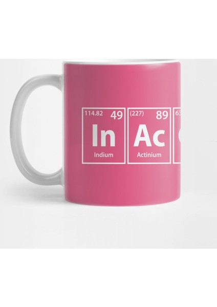 Inaccurate (In-Ac-Cu-Ra-Te) Periodic Elements Spelling Kupa Bardak