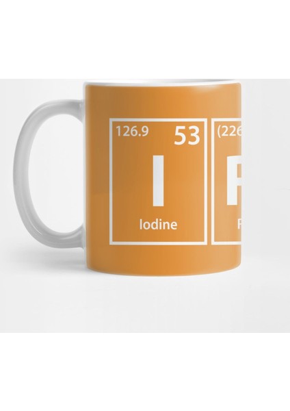 Irate (I-Ra-Te) Periodic Elements Spelling Kupa Bardak
