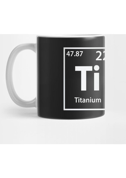 Tin (Ti-N) Periodic Elements Spelling Kupa Bardak