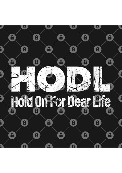 Hodl Hold On For Dear Life Bitcoin Crypto Trader Kupa Bardak
