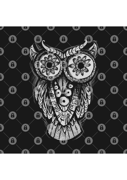 Owl Shaman Kupa Bardak