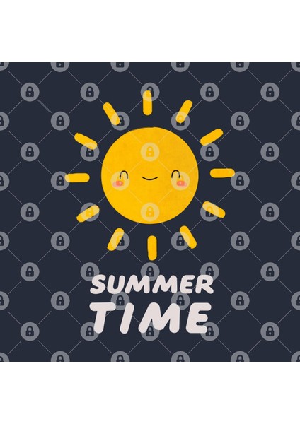 Cute Summer Time Sunshine Kupa Bardak