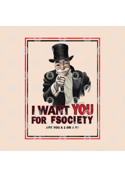 I Want You For Fsociety Kupa Bardak