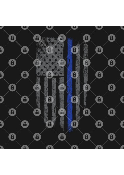 Thin Blue Line Kupa Bardak