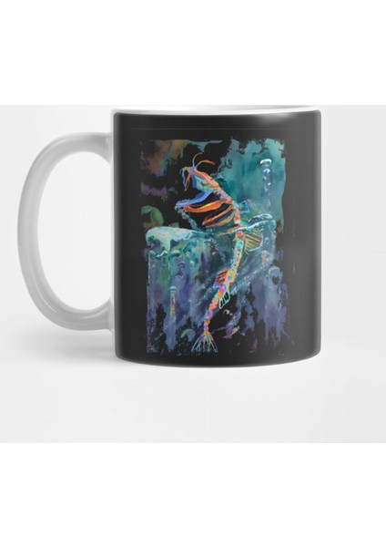 Skeleton Fish Kupa Bardak