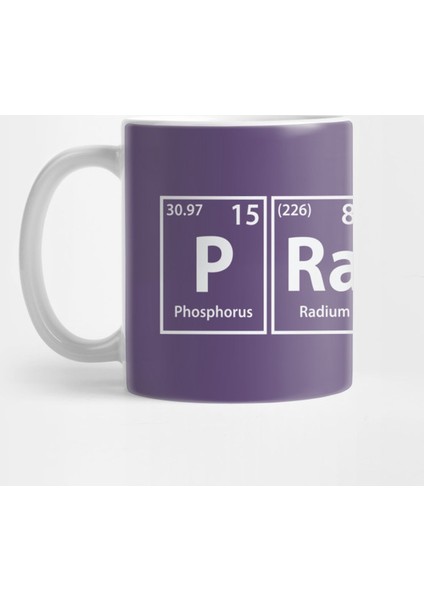 Prank (P-Ra-N-K) Periodic Elements Spelling Kupa Bardak