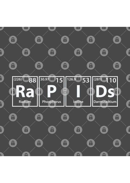 Rapids (Ra-P-I-Ds) Periodic Elements Spelling Kupa Bardak