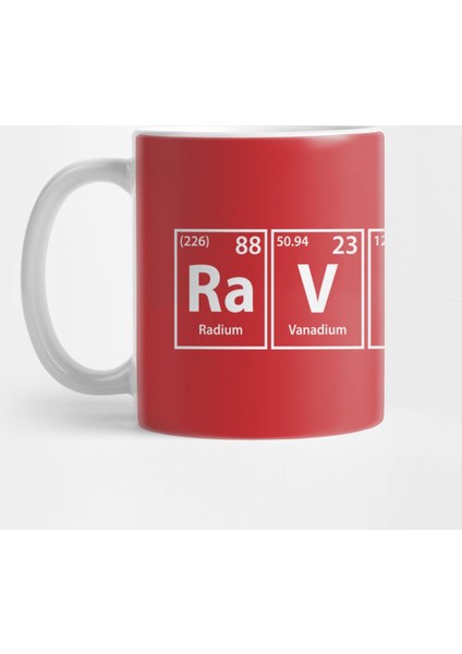 Ravioli (Ra-V-I-O-Li) Periodic Elements Spelling Kupa Bardak