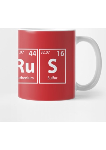 Walrus (W-Al-Ru-S) Periodic Elements Spelling Kupa Bardak