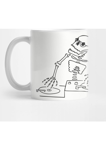 Skeleton Dj Kupa Bardak