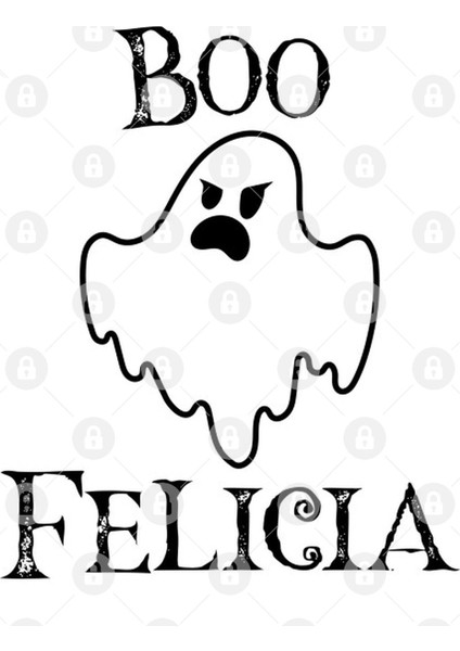 Boo Felicia Halloween Design Kupa Bardak