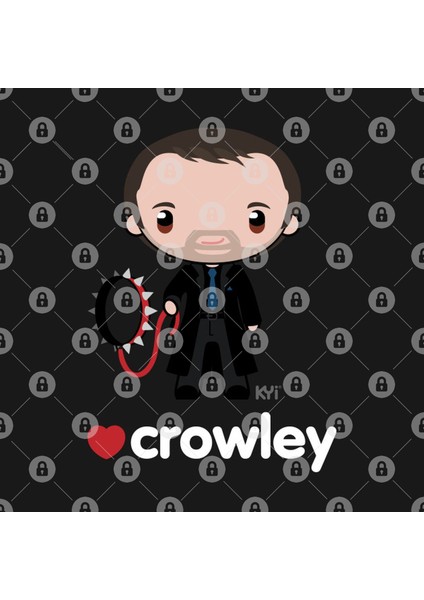 Love Crowley - Supernatural Kupa Bardak
