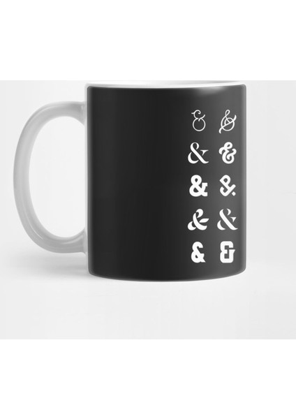 Ampersand Faces Kupa Bardak