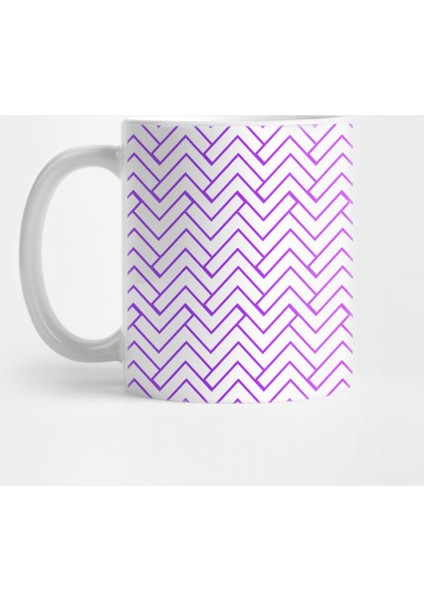 Line Pattern Kupa Bardak