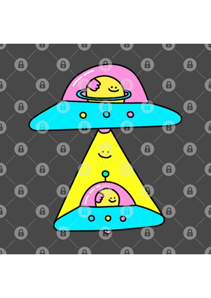 Ufo Friends Kupa Bardak
