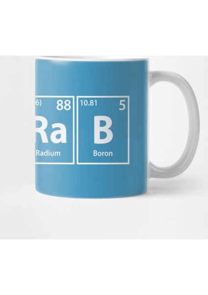 Scarab (S-Ca-Ra-B) Periodic Elements Spelling Kupa Bardak