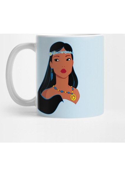 Hippy Pocahontas Kupa Bardak