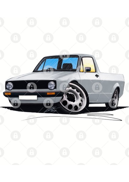 Vw Caddy Silver Kupa Bardak