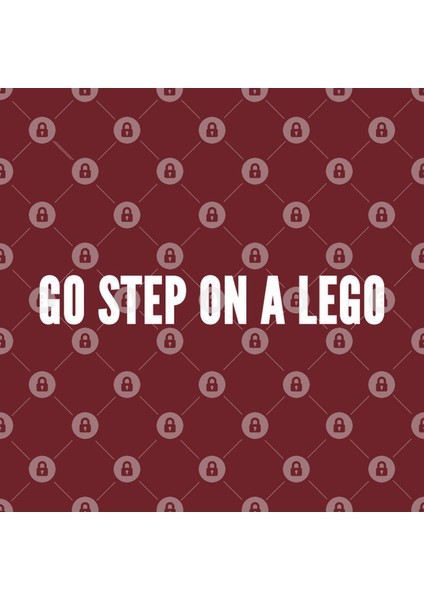 Go Step On A Lego - Funny Novelty Slogan Kupa Bardak