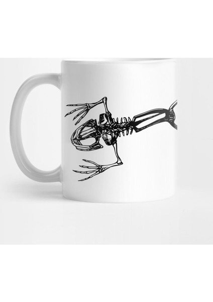 Frog Skeleton Kupa Bardak