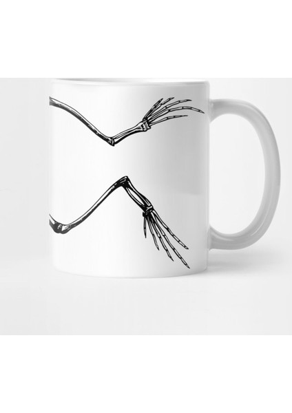 Frog Skeleton Kupa Bardak