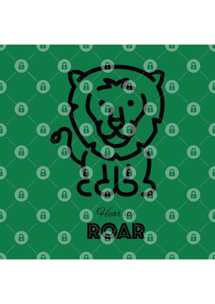 Hear Me Roar Lion Kupa Bardak
