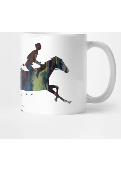 Horse And Jockey Kupa Bardak