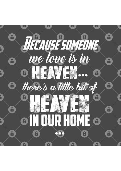 Because Someone We Love İs İn Heaven There'S A Little Bit Of Heaven İn Our Home Kupa Bardak