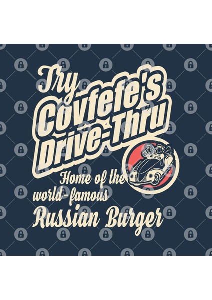 Covfefe'S Drive Thru Kupa Bardak
