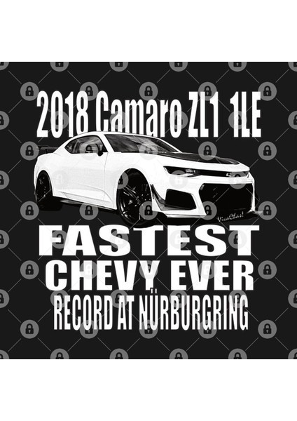 2018 Zl1 1Le Camaro Record At Nürburgrıng Kupa Bardak