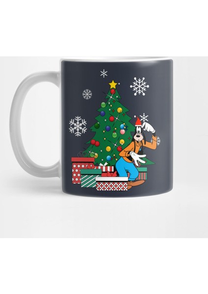 Goofy Around The Christmas Tree Kupa Bardak