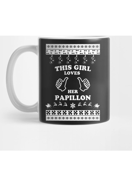 Merry Christmas Papıllon Kupa Bardak
