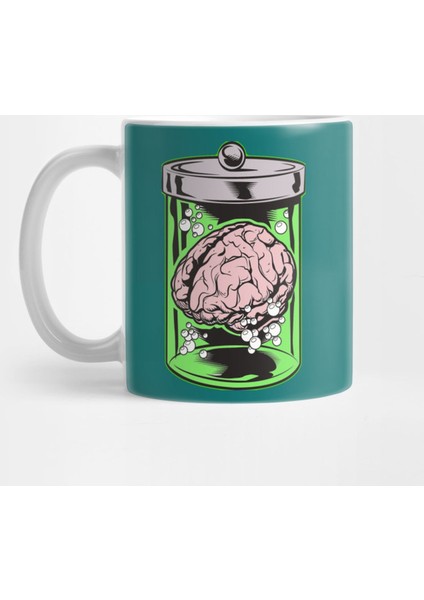 Brain İn A Jar Kupa Bardak