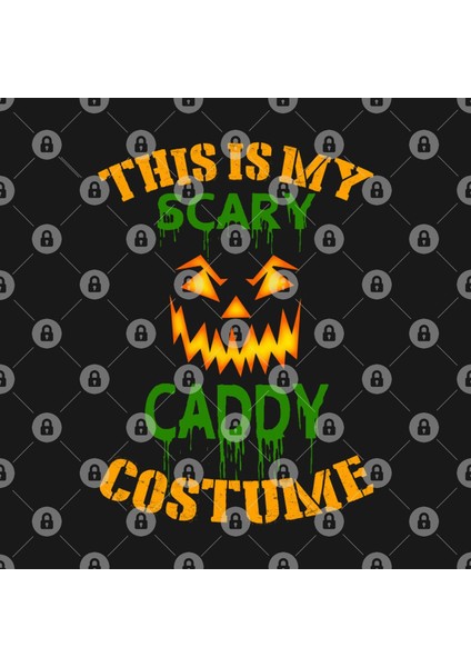 This Is My Scary Caddy Costume Kupa Bardak